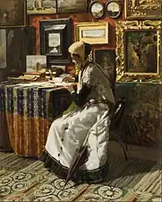 Ne pouvant attendre. La Lettre (1867), Milan, Gallerie di Piazza Scala.