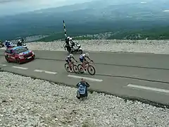 Kenny Elissonde et Bauke Mollema ont été distancés par Wout van Aert.