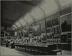 salle avec ancienne muséographie,