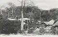 Une vue à Bangui (sur l'Oubangui), entre 1896 et 1910