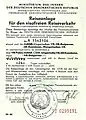 Le « visa hongrois », avec lequel de nombreux citoyens de la RDA se sont rendus en Hongrie à l'été 1989, pour ensuite émigrer en République fédérale d'Allemagne via l'Autriche.