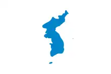 La péninsule et les îles de Jeju et Ulleungdo.