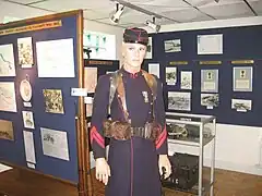 Uniforme de caporal des troupes coloniales de 1870 au Musée du 2e de marine