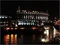 Unilever House et Blackfriars Bridge la nuit