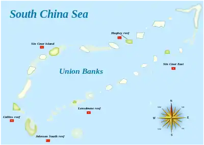 Map of Union Banks