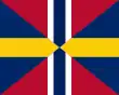 Drapeau des Royaumes Unis de Suède et de Norvège