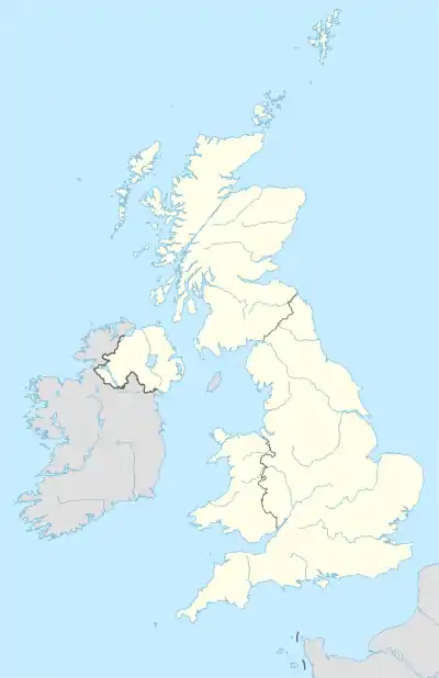 Localisation de l'Irlande du Nord au Royaume-Uni