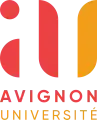 Logo d'Avignon Université depuis 2018.