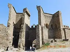 A Soudak : la porte de la forteresse, classée,