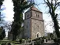 Vue de l'église d'Unter Brüz