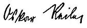 signature d'Oscar Reile