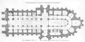 Plan de la cathédrale en 1770.