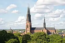 Cathédrale d'Uppsala (Suède).