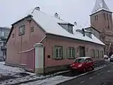 La Maison d'Upsal sous la neige