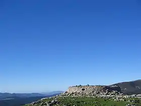 Tour d'Urkulu, vestige situé au sommet.