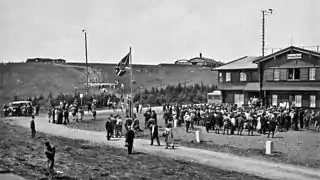 La Ursinus Haus de la Rhön-Rossitten-Gesellschaft sur la Wasserkuppe à la fin des années 1920.