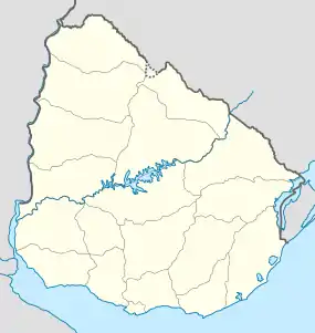 Localisation sur la carte d'Uruguay