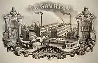 Usine Le Gavrian à Lille en 1855