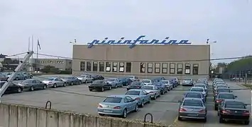 Usine Pininfarina de San Giorgio Canavese.