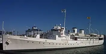 Le Potomac de nos jours sur un quai d'Oakland en Californie.