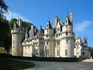 Château d'Ussé, façade Est