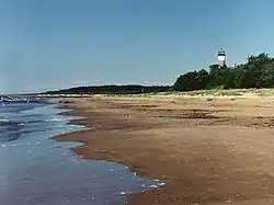 Une phare sur la côte estonienne.