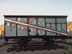 Wagon de type 40&8 au Utah State Railroad Museum, à Ogden, Utah