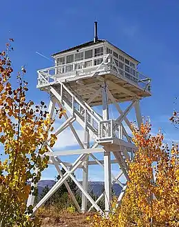 L'Ute Mountain Fire Tower.