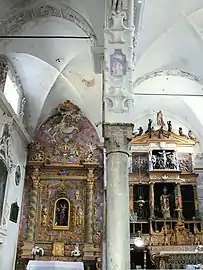 Retables du chevet de l'église Saint-Véran.