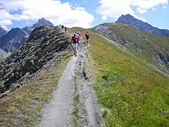 La tête de la Tronche (2 584 m) sur la CCC 2009