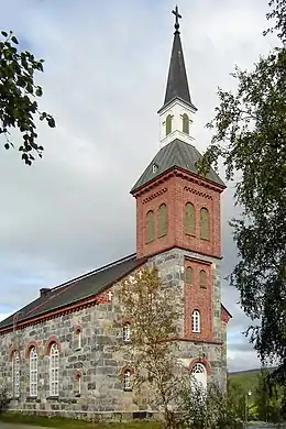 L'église d'Utsjoki.