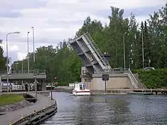 Le canal de Vääksy.