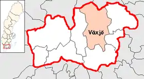 Localisation de Växjö