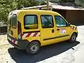 Véhicule 4x4 de liaison Renault Kangoo de l'ONF du Var en 2006.