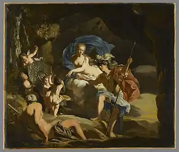 Gérard de Lairesse, Vénus donnant à Enée ses armes (vers 1668)