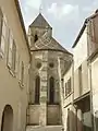 Approche depuis la rue du Moutier.