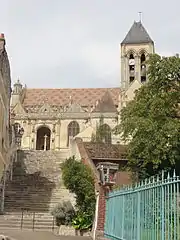 Escalier de l'église.