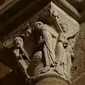 Saint Benoît ressuscitant un enfant sous l'œil incrédule de son père