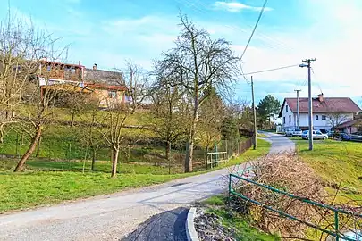 Une rue de Všeliby.