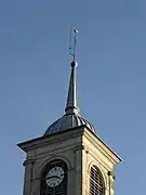 Le clocher de l’église.