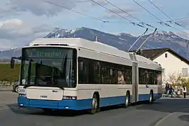 Un Hess Swisstrolley 3 de Lucerne (ancien design)