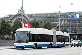 Trolleybus articulé de Lucerne