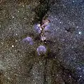 Image en infrarouge provenant du télescope VISTA de l'Observatoire européen austral.