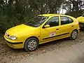 Véhicule de liaison Renault Mégane de la Mission zonale DFCI ONF en 2006.