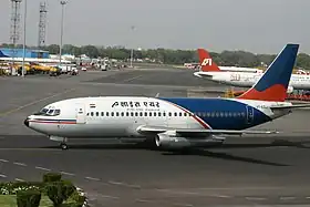 Un Boeing 737-200 d'Alliance Air similaire à celui impliqué dans l'accident.
