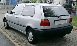 Arrière VW Golf III