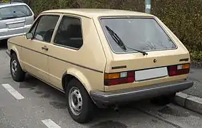 Arrière VW Golf I