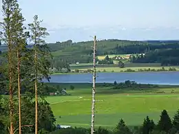 Vue de la tour de Vaaranmäki à Saari.