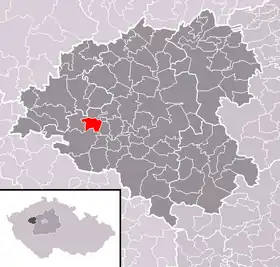 Localisation de Václavy
