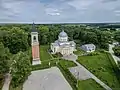 Clocher de l'église Sretenskaya, Bogucharovo, région de Toula (Russie).